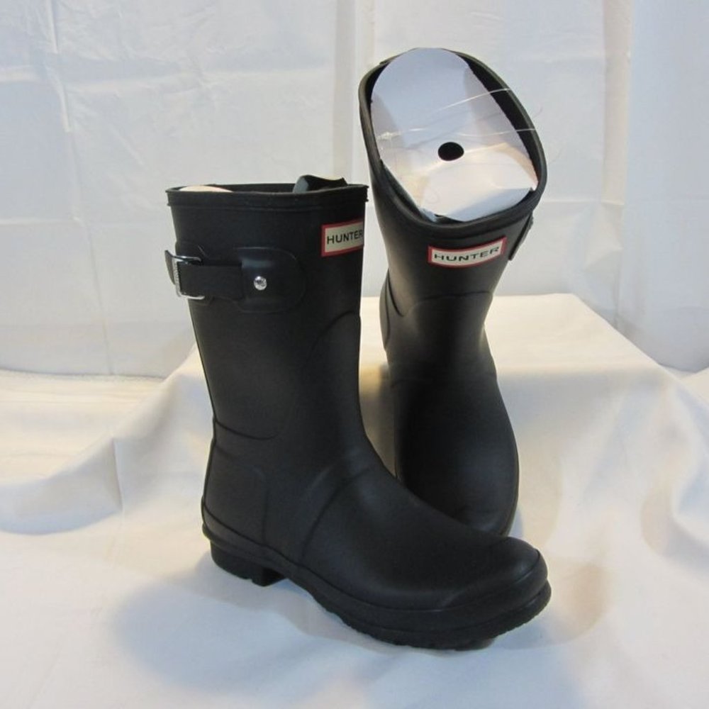 Women's Hunter Original Short Rain Boots - Black Size 9 - NEW